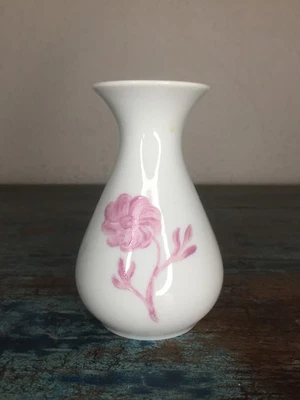 kleine Vintage Tafel Vase Fürstenberg 10cm Porzellan Handbemalt Tisch Vase - Bild 1 von 4
