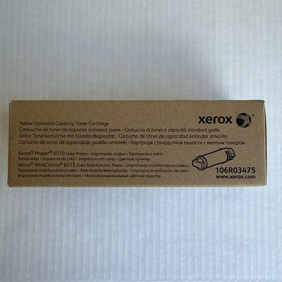 Xerox 106R03475 Yellow Standard Yield Toner Cartridge - Image 1 of 3