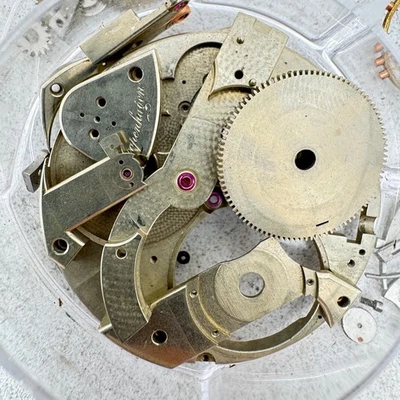 Relógio de bolso mecânico antigo 42,5 mm Jules Jurgensen movimento para peças - Imagem 1 de 3