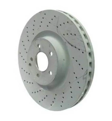 Disco de freno delantero genuino Mercedes-Benz rotor ventilado izquierdo o derecho 221421181207 Foto 1 de 4