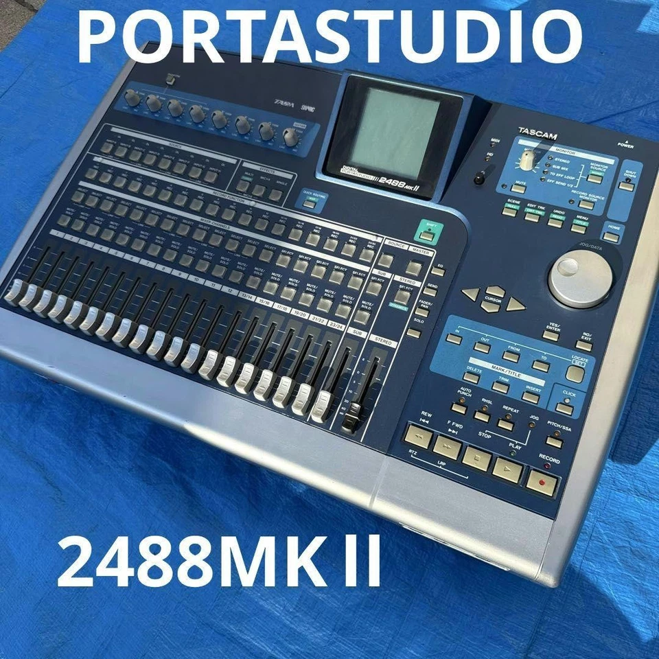 Tascam 2488MKⅡ Porta Studio 24 Track RecorderOnly Operation Tested w/adapter - Image 1 of 4