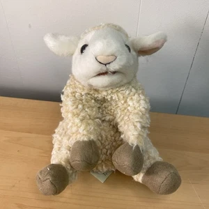 Folkmanis Lamb Hand Puppet 8” Sheep Farm Animal Toy - Picture 1 of 7