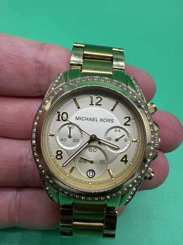 Orologio Donna Michael Kors MK5166 Blair Glitz Tono Oro Cristalli Acciaio Inox