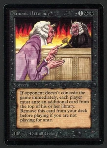 ***Beta Demonic Attorney*** MTG Beta Magic Kid Icarus - Bild 1 von 2