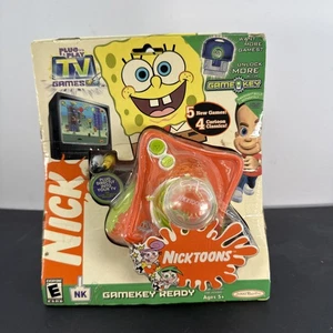 Jakks Pacific 2005 Nickelodeon Nicktoons TV Plug & Play Juego Bob Esponja SELLO NUEVO - Imagen 1 de 17
