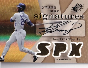 KEN GRIFFEY JR. 2007 SPx Young Stars Gold Auto #YS-KG Spectrum MARINERS - Foto 1 di 2