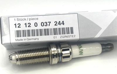 Genuine BMW Spark Plug Bosch ZGR6STE2 N54 12120037244 1 3 5 Series 135i 335i 535 - image 1 of 4