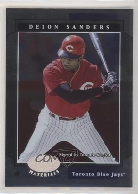 2001 Leaf Certified Materials Deion Sanders #88 - Image 1 of 2