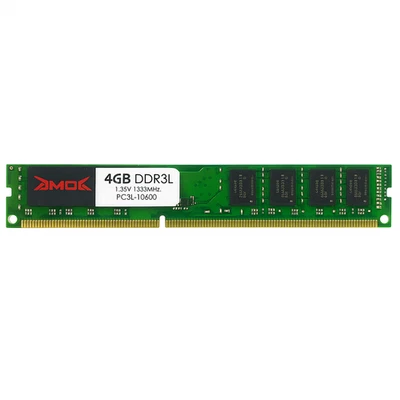Memoria RAM DDR3L 4GB 1333MHz PC3L-10600 1.35V per PC Fisso Desktop Low Profile - Immagine 1 di 4