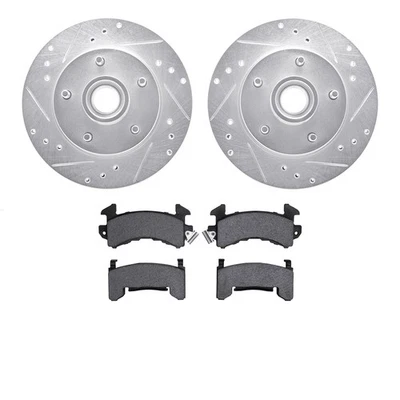 For Pontiac Grand LeMans 78 Brake Kit Drilled & Slotted Front Brake Kit w - Image 1 of 3