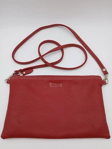 Mia Tui Red Crossbody Bag PU Leather Stylish Design - Picture 1 of 5