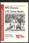 1.FC Union Berlin-HFC Chemie / 21.03.1971 / Programm DDR Fußball Oberliga