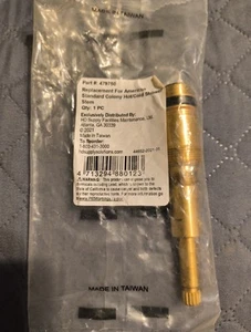 Replacement For American Standard Colony Hot/Cold Shower Stem 4-13/16" Length - Picture 1 of 2