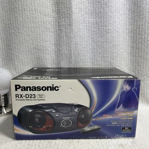 PANASONIC RX-D23 Boombox Portable Radio CD Tape Player NEW SEALED IN BOX - Picture 1 of 12