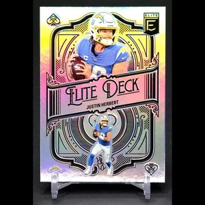 JUSTIN HERBERT 2022 Panini Donruss Elite #ED-14 Los Angeles Chargers - Picture 1 of 3