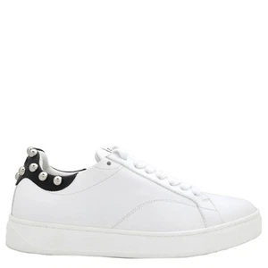 Lanvin DDB0 Studded Leather Low-Top Sneakers, Brand Size 40 ( US Size 9 ) - Picture 1 of 4