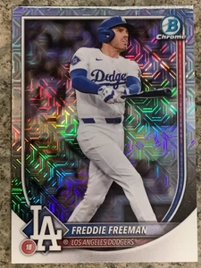 2025 Bowman Chrome Mojo Refractor #33 Freddie Freeman Los Angeles Dodgers 👀🔥 - Bild 1 von 2
