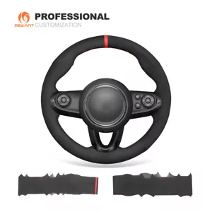 Cubierta de volante de coche de gamuza sintética para mini clubman convertible countryman - Imagen 1 de 12