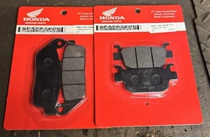 Genuine Honda SH125 & FORZA 125 (2013-2024) Front And Rear Brake Pads Pair - Picture 1 of 2