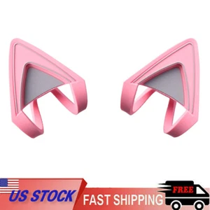 New Pink Cat Kitty Ears for Razer Kraken 2019 Kraken TE V2 Headsets US Stock - Picture 1 of 5