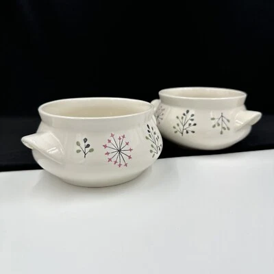 Franciscan Echo (2) 4” Individual Casserole Dish Without Lid USA •PRISTINE• - Image 1 of 4