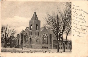 Methodistenkirche Sac City Iowa Postkarte DB 1907  - Bild 1 von 2