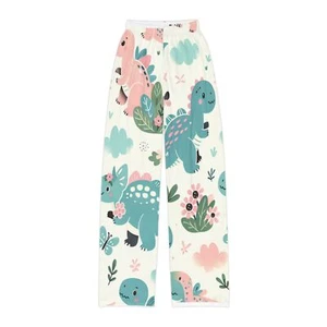 Dinosaur Kids Lounge Pants, Boys Girls Pajama Bottoms, Cozy Children's - Picture 1 of 5