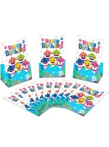 24 pacs BABY SHARK Treat Favor Birthday Party Loot Gift Bags - Picture 1 of 7