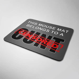 This Mouse Mat Belongs To A Mouse Mat / Pad Laptop Desk Top Office Gift Music - Picture 1 of 1