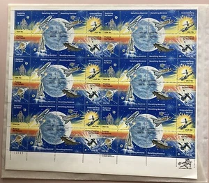 US, #1912-1919  18 cent  Space Achievement Full Sheet of 48 Stamps MNH - Picture 1 of 1