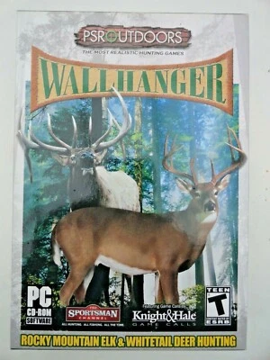 Wallhanger - ELK and Deer Hunting PC game 2004 NEW SEALED - Image 1 of 4