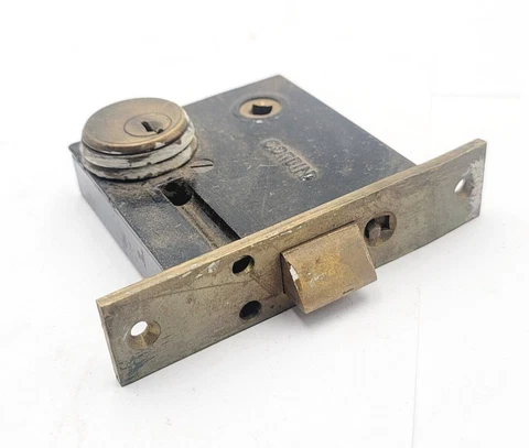 Vintage CorbinMortise Lock Door Hardware Salvage Deadbolt No Key Cover