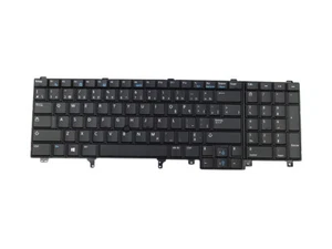 DELL PRECISION M2800 M4800 M6800 FRENCH CANADIAN BLACK LAPTOP KEYBOARD Y5HH7 - Picture 1 of 2