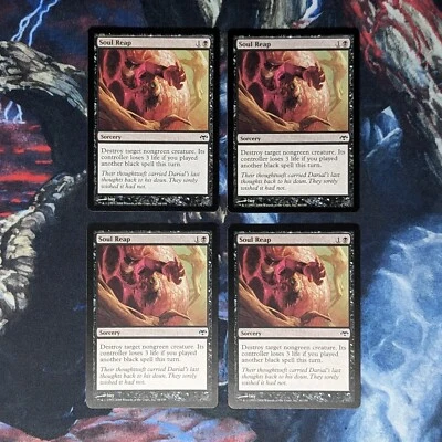 x4 Soul Reap (Eventide) MTG - Image 1 of 2