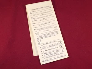Chesapeake & Ohio C&O Railroad 25 Tickets Fahrkartenbuch unbenutzt Reisebus Schlafwagen - Bild 1 von 8