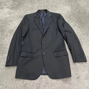 Estrato By Trabaldo Togna Brooks Brothers Suit Blazer Jacket Mens 38 Navy Blue - Picture 1 of 13