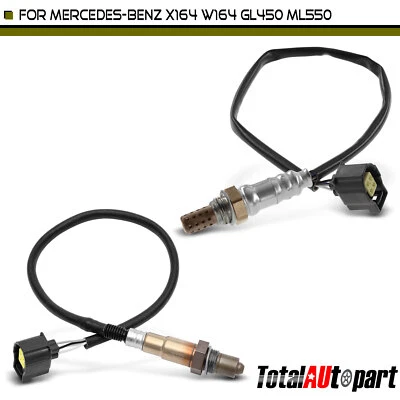 Sensor de oxigênio O2 2 peças para Mercedes-Benz ML350 W164 2006-2011 downstream LH e RH - Imagem 1 de 4