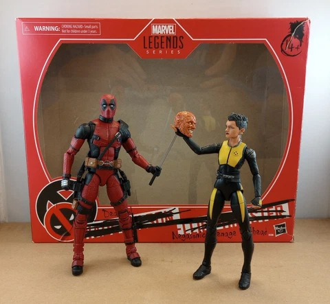 DEADPOOL & NEGASONIC TEENAGE WARHEAD Movie Marvel Legends Incomplete Figure Set Cover