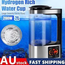 2L Electric Hydrogen Rich Alkaline Water Ionizer Generator Machine for Home 220V