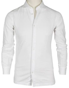 Polo Fedeli manga larga blanco de Jersey (Organic Cotton) - Imagen 1 de 14