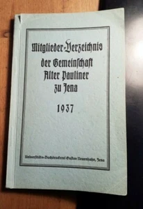 Jena - Cantante St. Pauli - 1937 - Directorio de miembros / Studentika - Imagen 1 de 1