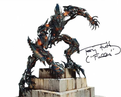 TONY TODD as The Voice Of The Fallen - Transformers GENUINE SIGNED AUTOGRAPH Cover