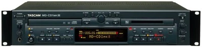 TASCAM MD-CD1MKIII Combination Mini Disc Recorder CD Player Black Good - Image 1 of 2