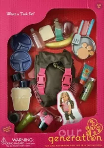 Set accessori "what a Trek" Nostra generazione nuovi con scatola per bambole 18" - Foto 1 di 2