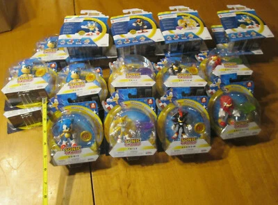 SONIC THE HEDGEHOG FIGURE 2.5 Inch JAKKS PACIFIC LOT COMPLETE YOUR COLLECTION - Image 1 of 3