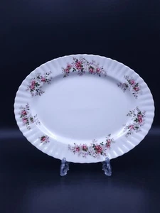 Royal Albert 'Lavender Rose' Oval 35 cm Service Platter-Seconds - Picture 1 of 5