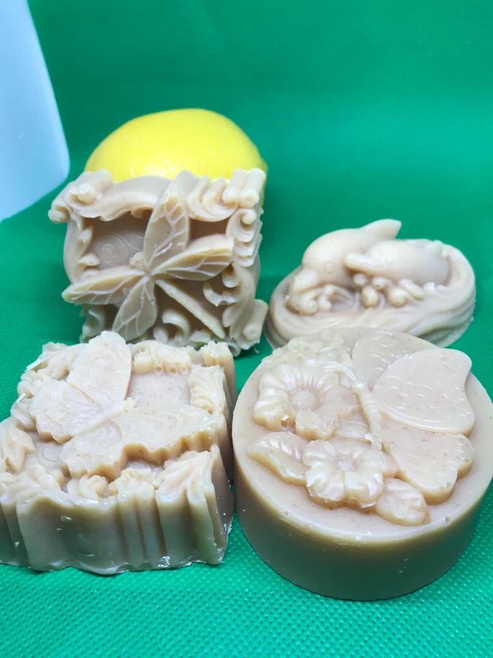 Handmade soap. Made with skin loving ingredients.  Scent: Lemon bar. Vegan. - Image 1 of 1