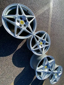 19 20 FERRARI 599 OEM FACTORY STOCK WHEELS RIMS 5X114.3 GTB GTO 612 CHALLENGE - Picture 1 of 12