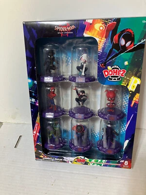 Juego de 8 mini figuras selladas Marvel Spider-Man Into The Spider-Verse Domez Foto 1 de 4