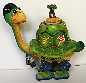 Tartaruga statuina portagioie Florida souvenir - Foto 1 di 8